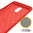 Flexi Slim Carbon Fibre Case for OnePlus 7 - Brushed Red